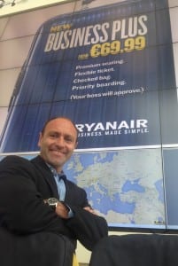 Kenny Jacobs er Ryanairs markedssjef (ryanair.com 
