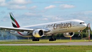 Emirates Boeing 777-300ER - Oslo lufthavn Gardermoen