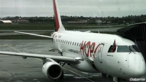 Åpningstur Stavanger - Paris - HOP - Embraer 170