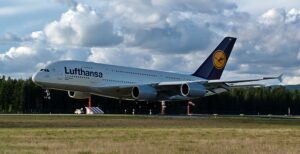 Lufthansa - airbus A 380 - Gardermoen