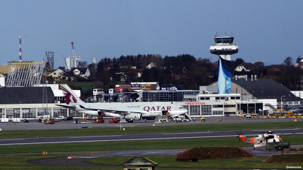 Stavanger lufthavn Sola - Qatar Airways - A 330 frakter
