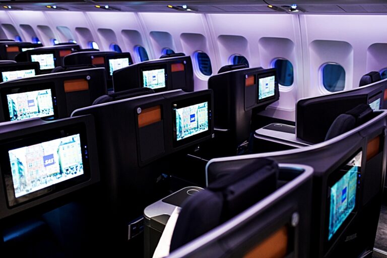 SAS ny landistansekabin - business class