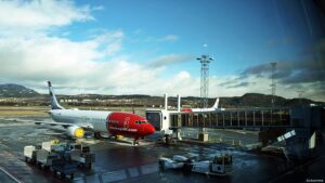 Norwegian , Boeing 737-800, Trondheim lufthavn Værnes