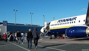 Ryanair`s Boeing 737-800 på City Airport Bremen. Det irske lavprisselskapet er en av de største aktørene på denne flyplassen (arkivbilde: Â©otoerres)