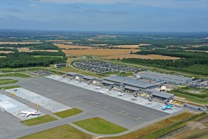 Billund lufthavn sett i fugleperspektiv (foto: Billund Airport)