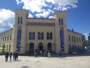 Nobels Fredssenter holder til i den gamle Vestbanebygningen i Oslo . Bildet er fra senterets 10 års-jubileum tidligere i år (Foto: May-Tone Eikum / Nobels Fredssenter)