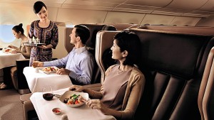 Singapore Airlines fine dining (SIA)
