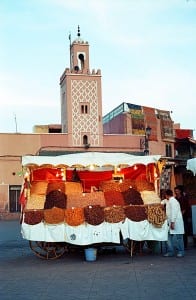 Att besök den lokala marknaden är ett måste när man är i Marocko (Solresor) 