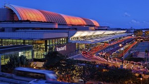  Terminal 1 Exterior på Singapore Changi International Airport. (Changi Airport Group)