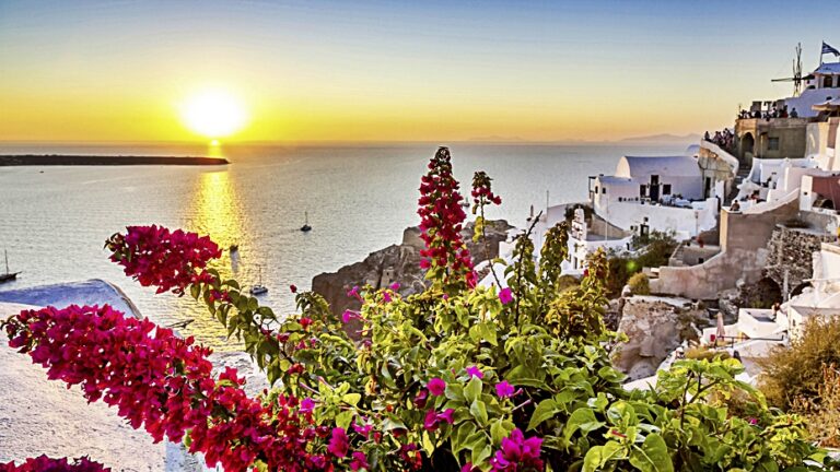 Santorini - Hellas - Solnedgang - Apollo