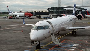 Flygninger med SAS sine underleverandører som Cimber (bildet) , Jet Time og City Jet , berøres ikke av den svenske pilotsteiken (Â©otoerres)