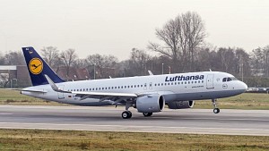 Lufthansas A 320neo har plass til 120 passasjerer i en to-klasse konfigurasjon (bildekilde; Lufthansa/Airbus) 
