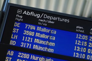 avgangstavle - Hamburg airport