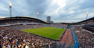 Supermatchen 2013 spelades mellan Real Madrid F.C. och Paris Saint-Germain som lockade 44 262 besökare till Nordens största arena Ullevi. (foto:Tommy Holl)