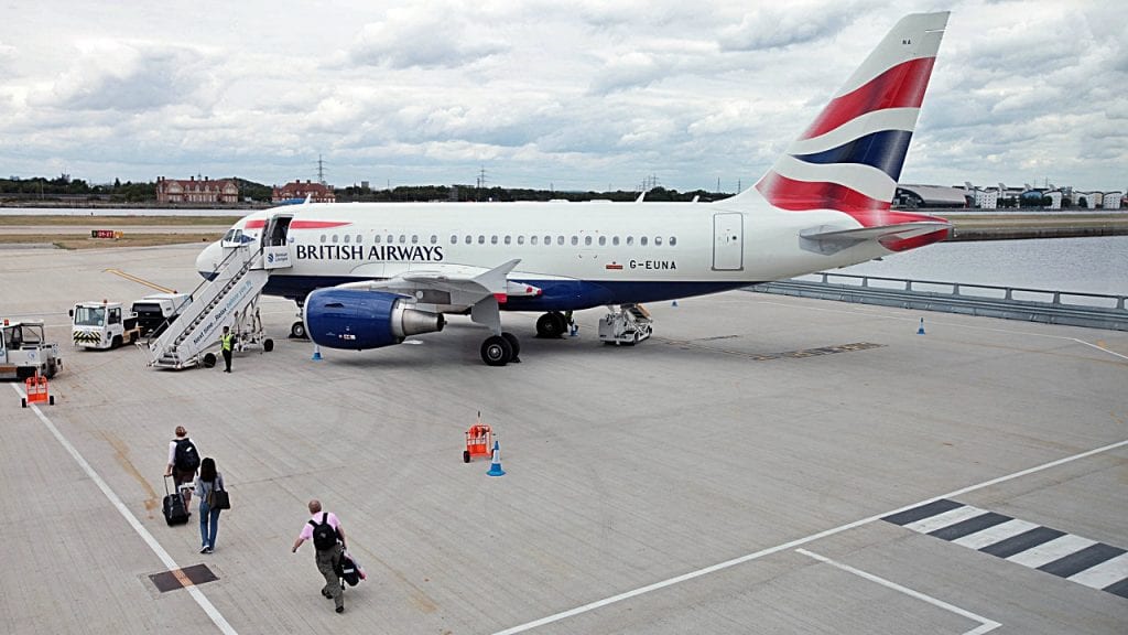 British Airways - A 318 - London Ciy Airport -LCY