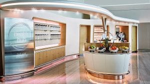 Emirates -loungene har også egen "Health Hub" (Foto: EK) 
