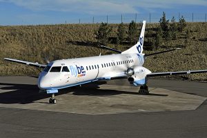 Loganair flyr i franchisesamarbeide med Flybe (bildekilde: loganair.co.uk)