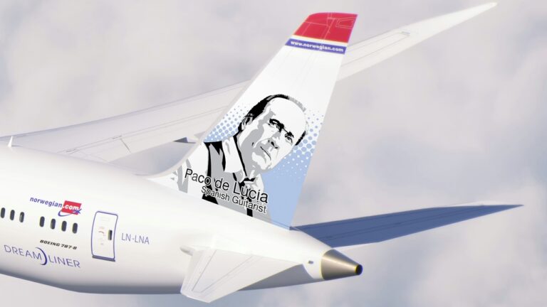 Paco de Lucí­a- Halehelt - Norwegian - Boeing B 787-9 Dreamliner