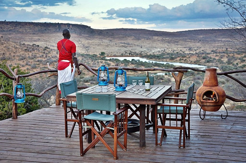 Kenya - Loisaba - Outdoor Dining ecolyx