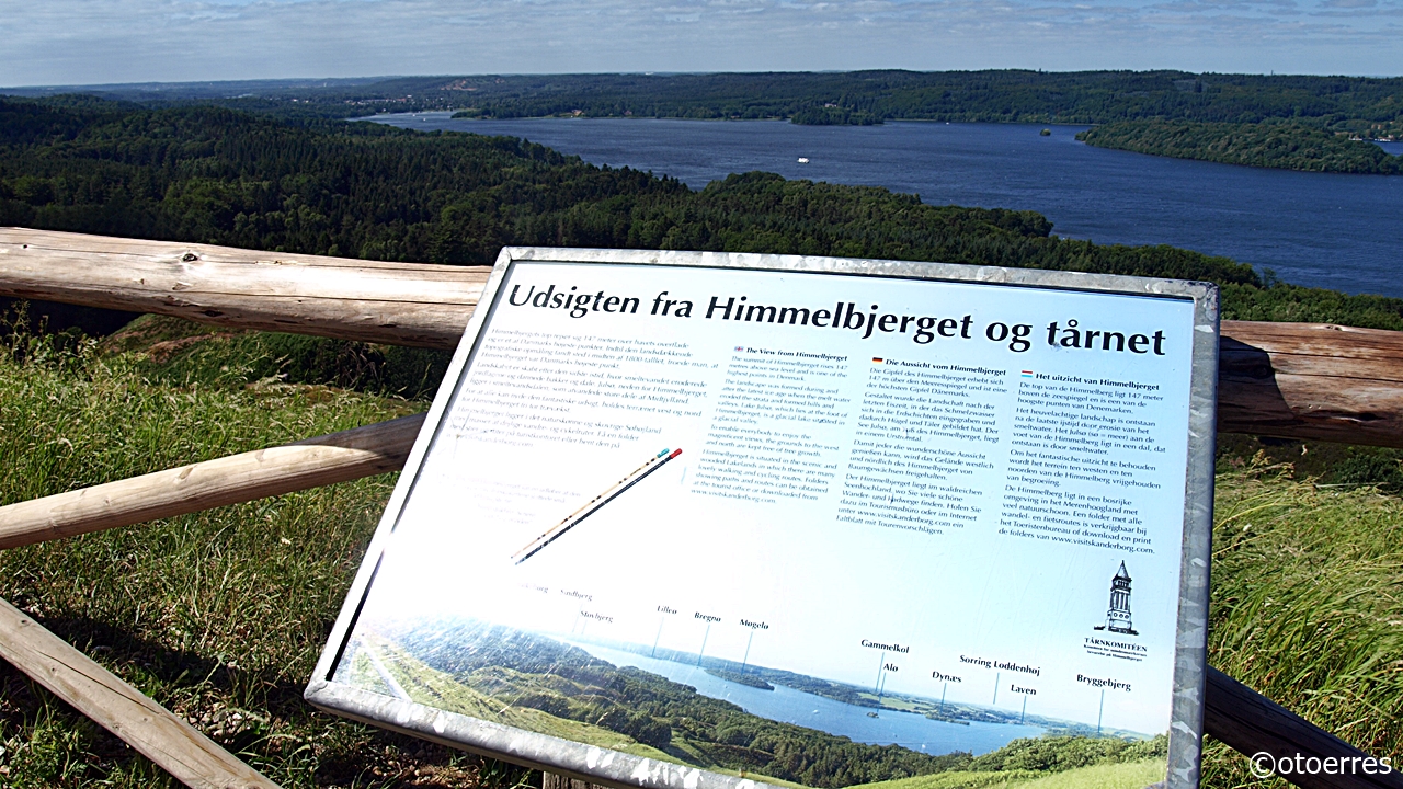 Utsikt - Julsø - Himmelbjerget - Søhøjlandet - MidtJylland - Danmark