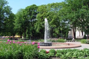 Vannfontene - byparken - Riga - Latvia