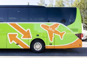 Flixbus - flybuss - stockholm - Arlanda - juni 2019