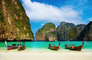 Ticket - Tropisk strand -Maya Bay - Thailand