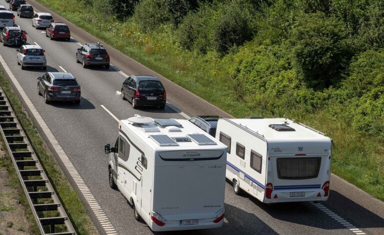 Motorvei - sommertrafikk