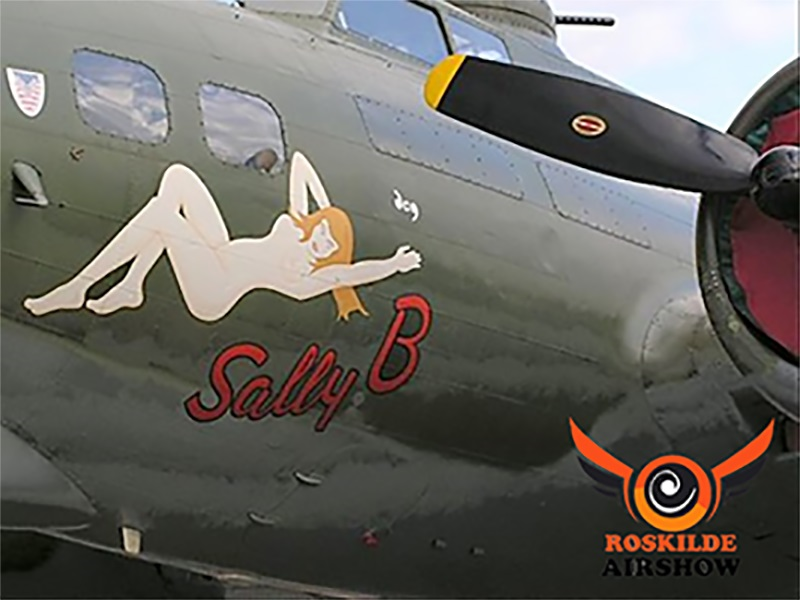 Sally B - B 17 - bombefly - Roskilde Airshow 