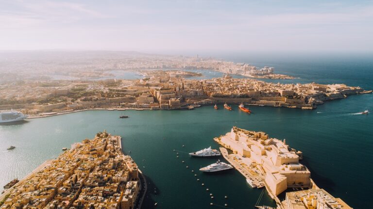 Malta - tre byer - Valletta - havnen