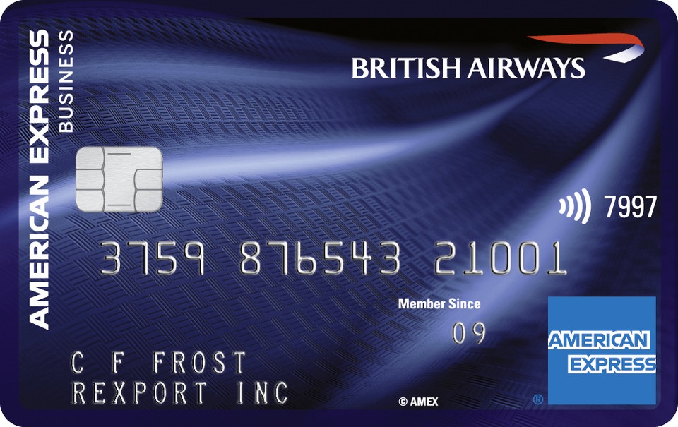 2019 - British Airways American ExpressÂ® Accelerating Business Card