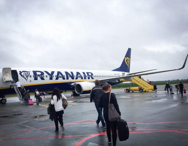 Ryanair - Billund lufthavn - Danmark - ombordstigning