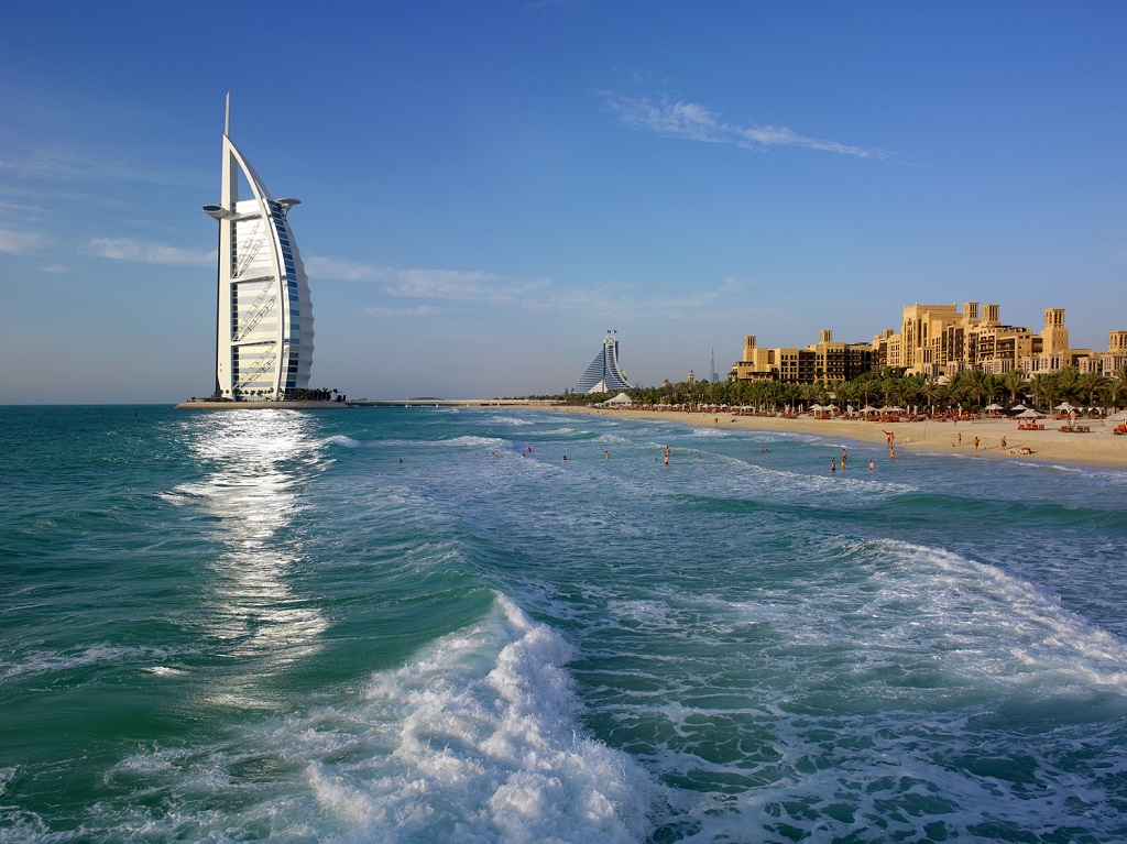 Dubai Beach - Emiratene - Strand - Hotell