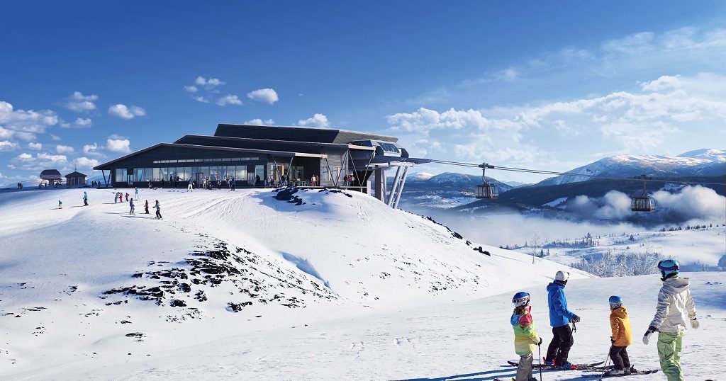 Toppstasjon - Voss Gondol - Alpinanlegg - HLM Arkitektur