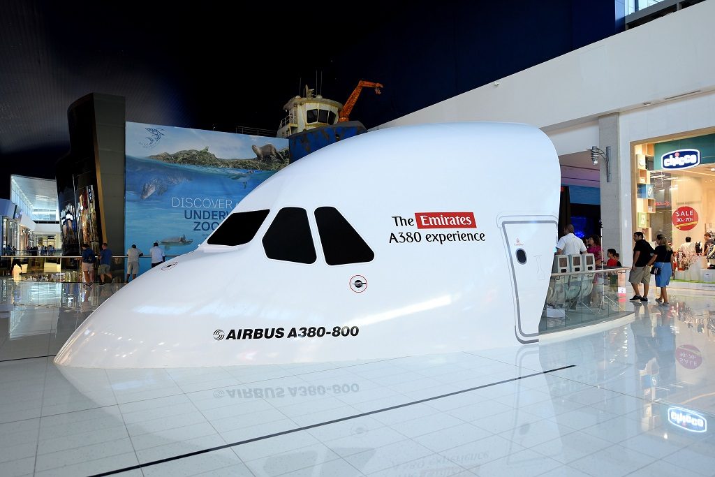 Emirates A380 Experience - flysimulator - Dubai Mall
