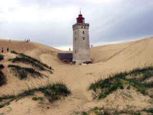 Rubjerg Knude Fyr - LÃ¸nstrup - HjÃ¸rring - Danmark - Flytting - Oktober 2019