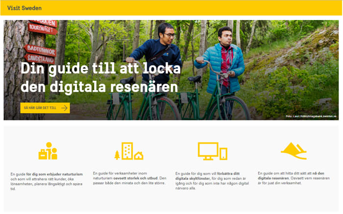Visit Sweden - E -guide - turismföretagare