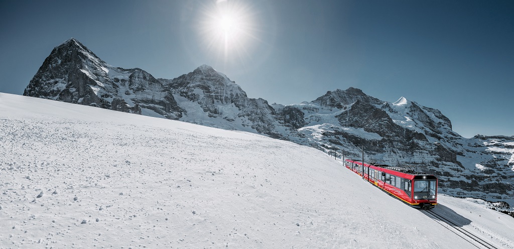 Vinter - Sveits - Wengen - Grindelwald - Jungfrauregionen