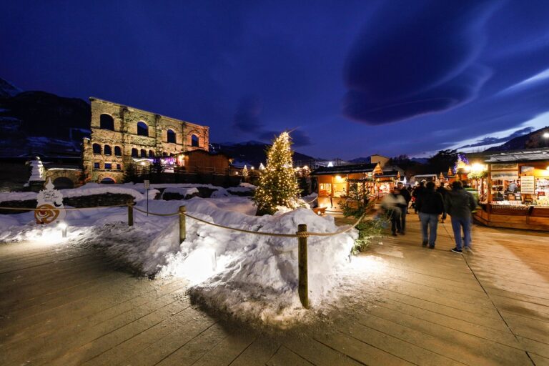 Julemarked - Teatro Romano - Aosta - Nord-Italia