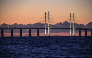 Adventslys -Ã˜resundbron - Danmark - Sverige - 2019
