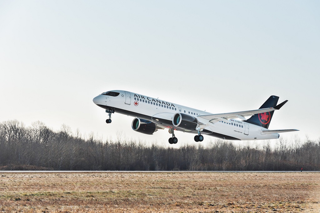 Air Canada - A220-300 - takes off - december 2019