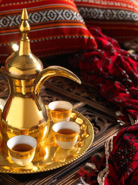 Arabic coffee and cups - Dubai - De forente arabiske emirater - UAE