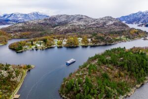 Rygerdronningen - turistbåt - Ryfylke - Lysefjorden - Rødne Trafikk