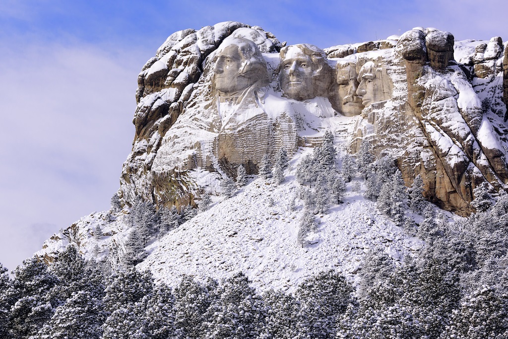 De fire presidenter - Mount Rushmore - Sør-Dakota - USA