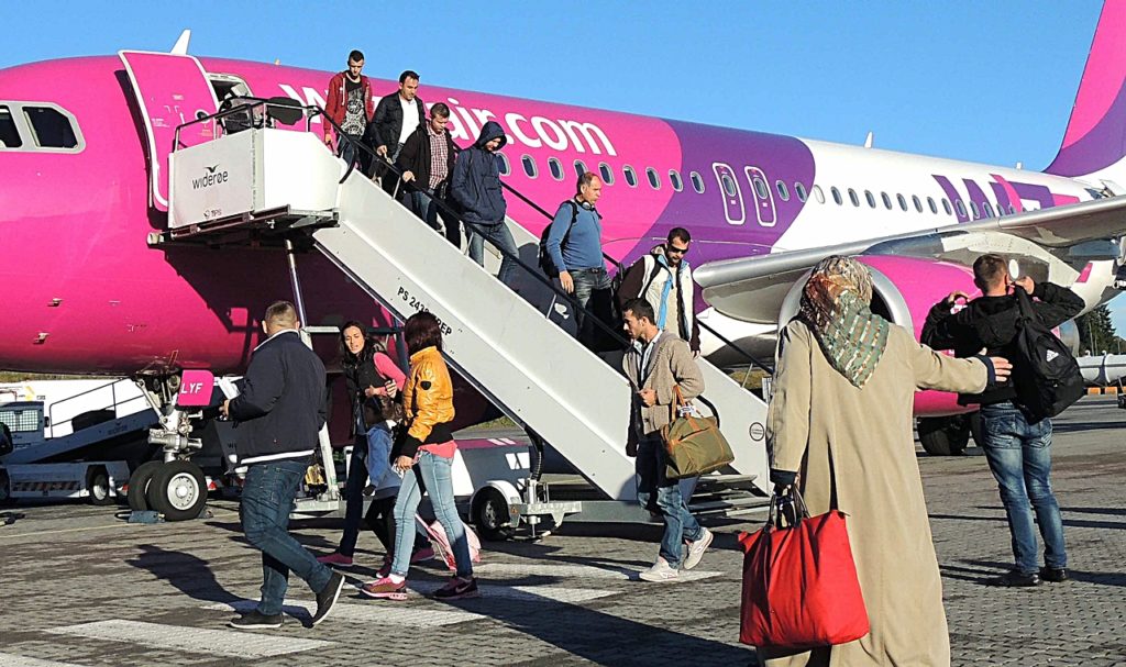 Wizz Air på Sandefjord Torp - Airbus A 320