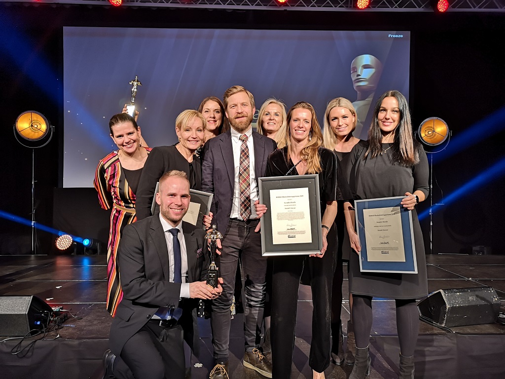 HSMAI Awards 2020 - Markedsavdelingen i Scandic Hotels Norge