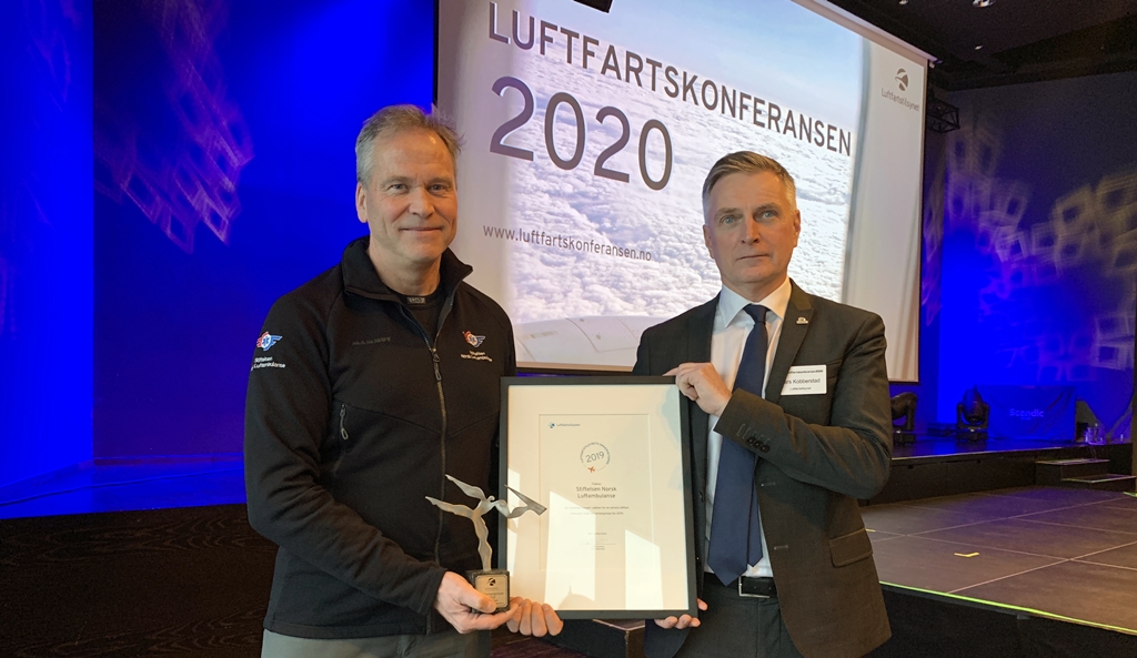 Luftfartstilsynets Sikkerhetspris 2019 - Værkameraer - Stiftelsen Norsk Luftambulanse