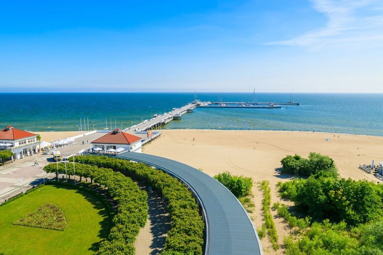 Strand - Sopot - Polen - Østersjøen - Finn Reise