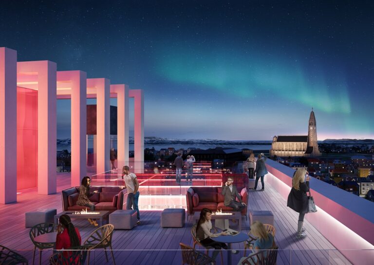 Terrasse - Hallgrimskirken - Radisson RED Reykjavik