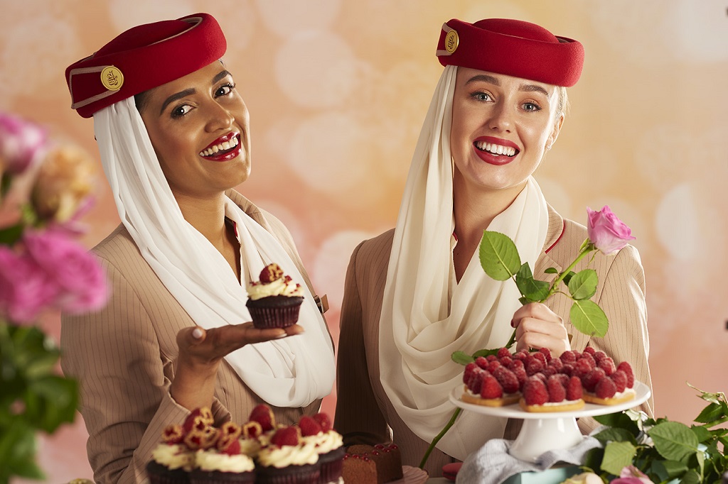 Flyvertinner - Emirates - Valentin - Meny - Flyvninger - 2020